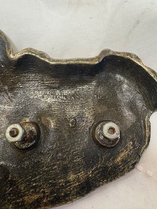#94 VTG Brass Ted Arnold MCM Bull Head