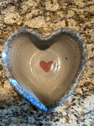 Spongeware Heart Bowl