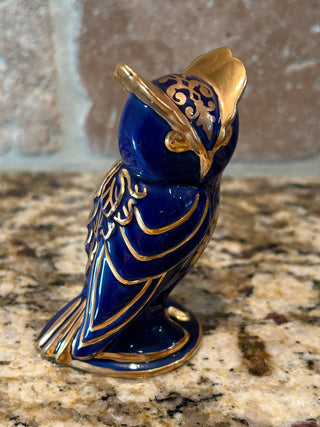 Vintage Franklin Mint Owl Figurine