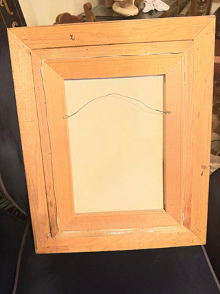 Vintage Rare Signed Bill Atkinson 22" X 18" Gold Frame