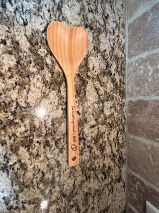 Heart Bamboo Spoon