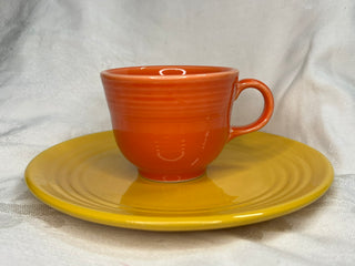 Yellow Ringware Bauer  Plate 8"