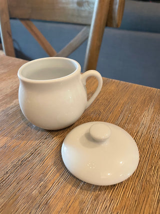 Pot de Creme with lid - White