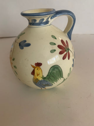 World Mrkt sm jug w/rooster