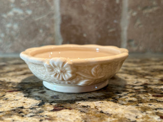 Yellow Flower Trinket Dish