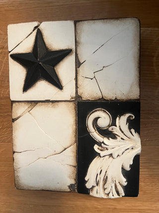 RETIRED SID DICKENS MEMORY TILE "MIDNIGHT STAR"