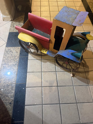 Recycle Large Metal Truck 26" L X 15" W X 18" T