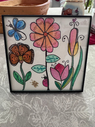 djs designs playful flowers 4x4