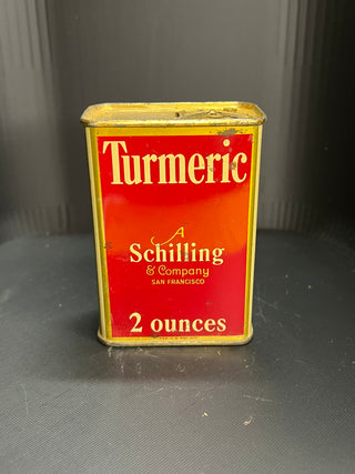 Schilling Tutmeric Spice Tin (unopened), 2 oz
