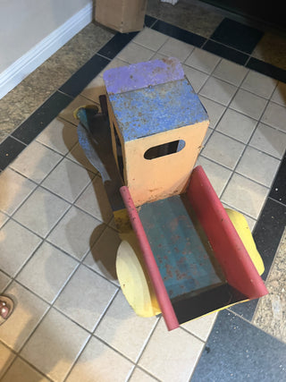 Recycle Large Metal Truck 26" L X 15" W X 18" T