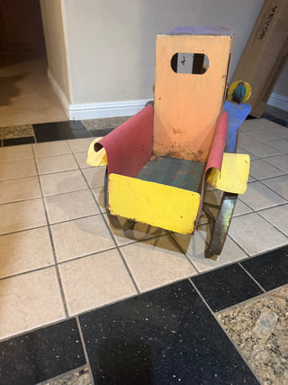 Recycle Large Metal Truck 26" L X 15" W X 18" T