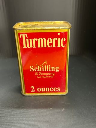 Schilling Tutmeric Spice Tin (unopened), 2 oz