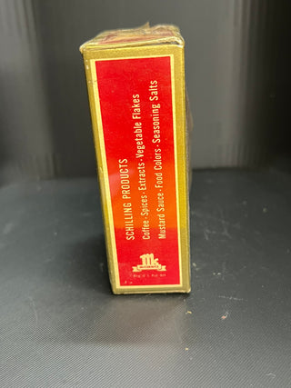 Schilling Nutmeg Spice Box with original cellophane, 2oz