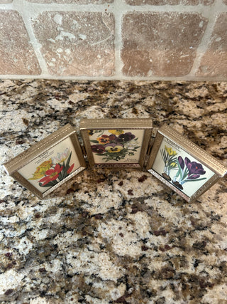 Vintage Tri-Fold Frame