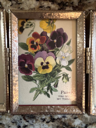 Vintage Tri-Fold Frame