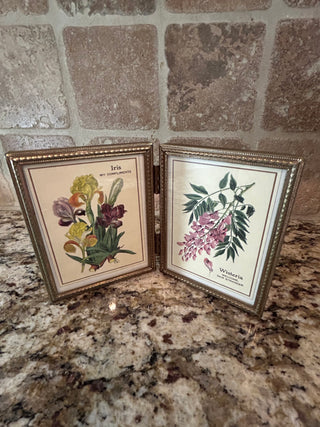 Vintage Bi-Fold Frame, 3.25”x4.75”