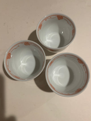 Japanese pedestal porcelain teacup set/3