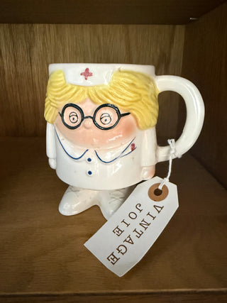 vintage_Enesco Nurse Mug Dated 1978