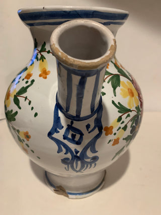 Vntg 11” Italian milk pitcher (w/wear)