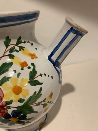 Vntg 11” Italian milk pitcher (w/wear)