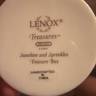 Lenox Treasures Sunshine & Sprinkles Treasure Box Watering Can