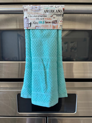 Hanging Kitchen Towel - Coffee