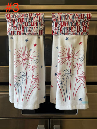 Hanging Kitchen Towel - Stars & Stripes