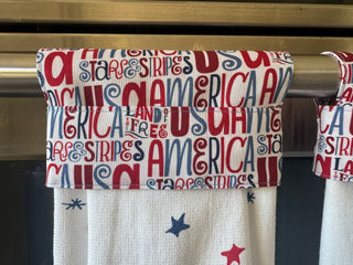Hanging Kitchen Towel - Stars & Stripes