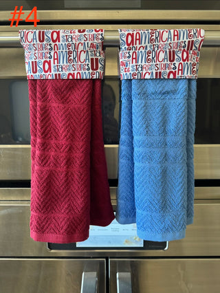 Hanging Kitchen Towel - Stars & Stripes
