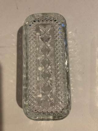 Vntg Anchor H Wexford butter dish w/lid