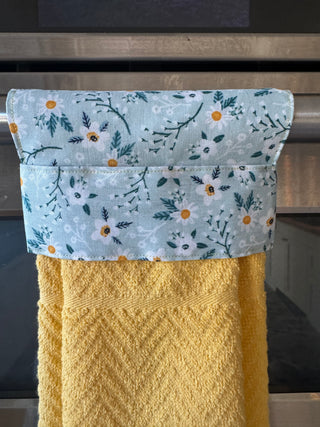Hanging Kitchen Towel - Yellow Floral