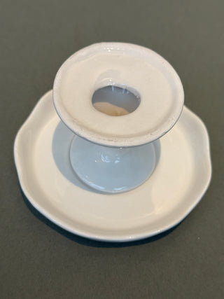 Ceramic Polka Dot Mini Cupcake Stand - Small Pedestal Display