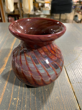 Glasshouse vase signed Brakken 77 - Rancho