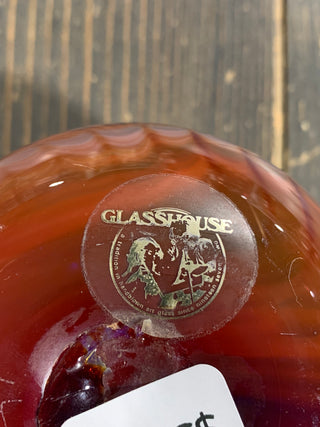 Glasshouse vase signed Brakken 77 - Rancho