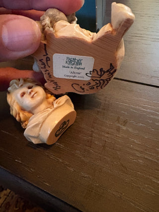 Harmony Kingdom "Adoreé" angel girl trinket box 2.75"