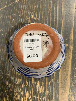 Talavera Mexico bowl - Rancho