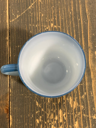 Vintage blue ombré mug - Rancho