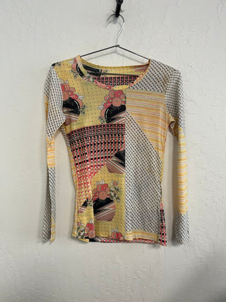 vtg yellow long sleeve