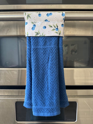 Hanging Kitchen Towel - Blueberries