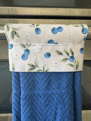 Hanging Kitchen Towel - Blueberries