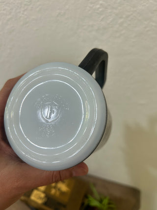 Vintage Fire King Milk Glass Coffee Mug Zodiac Gemini