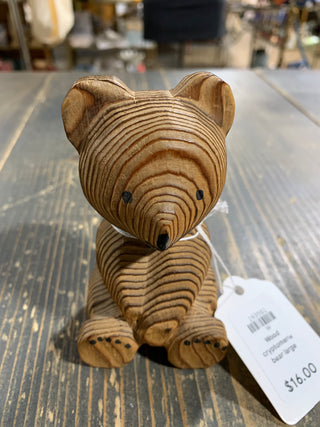 Wood cryptomeria bear large - Rancho