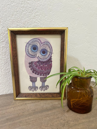 1970s Glenn Heath Ruffled Owl