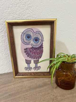 1970s Glenn Heath Ruffled Owl