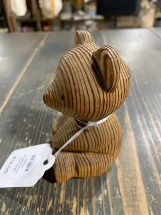 Wood cryptomeria bear large - Rancho