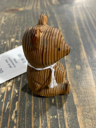 Wood cryptomeria bear small -Rancho