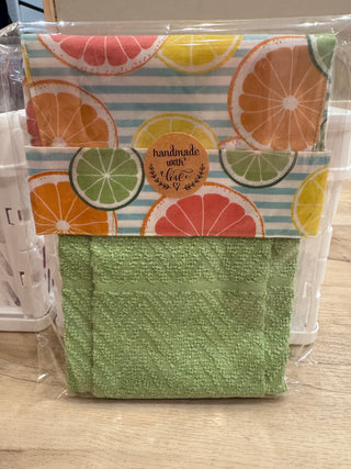 Hanging Kitchen Towel - Citrus Slices