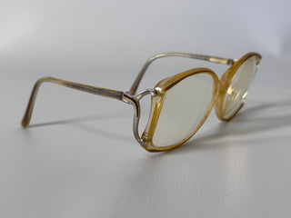 Vintage Tabbi Oversized Eyeglasses Frame, Brown 54-16-130