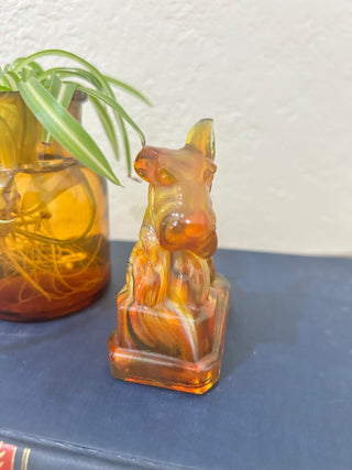 Boyd Crystal Art glass figure The Scottie Dog