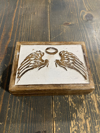 Trinket box with angel wings - Rancho